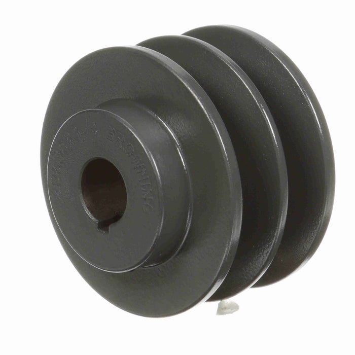 2 Groove Cast Iron FHP - Finished Bore Sheave