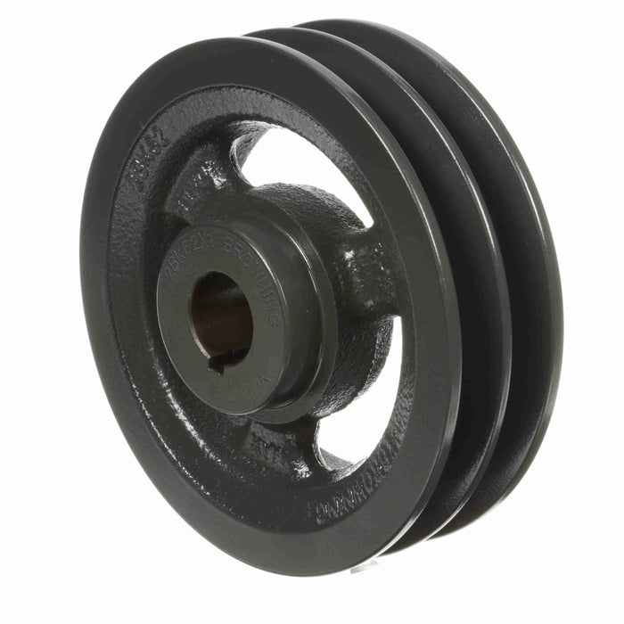 2 Groove Cast Iron FHP - Finished Bore Sheave