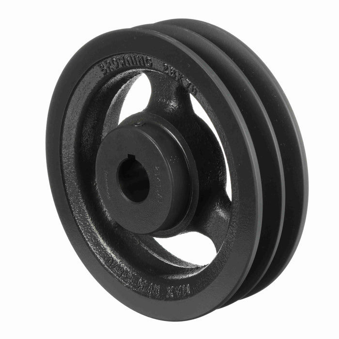 2 Groove Cast Iron FHP - Finished Bore Sheave