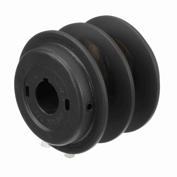 2 Groove Cast Iron Finish Bore FHP Variable Pitch Sheave
