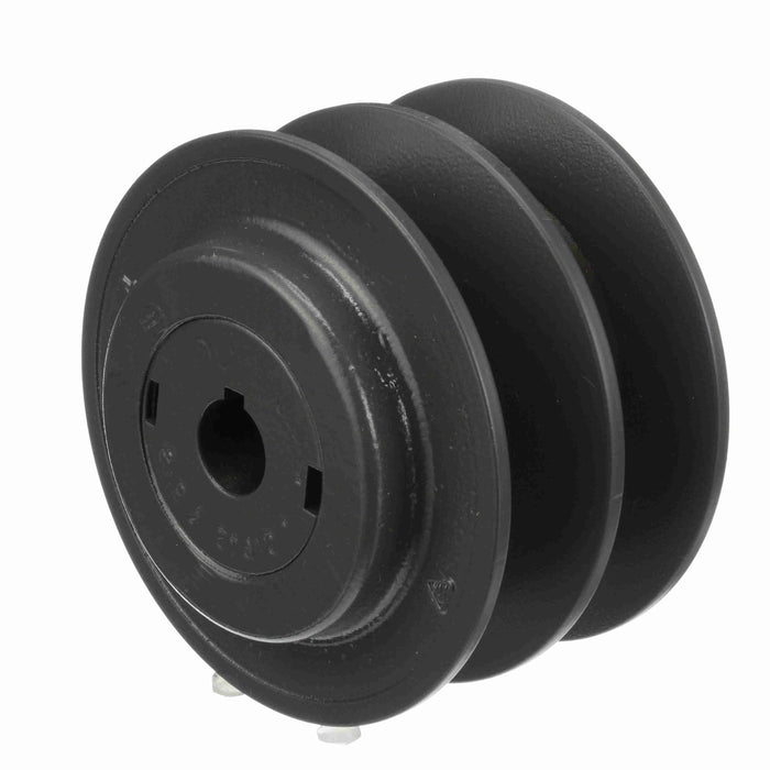2 Groove Cast Iron Finish Bore FHP Variable Pitch Sheave