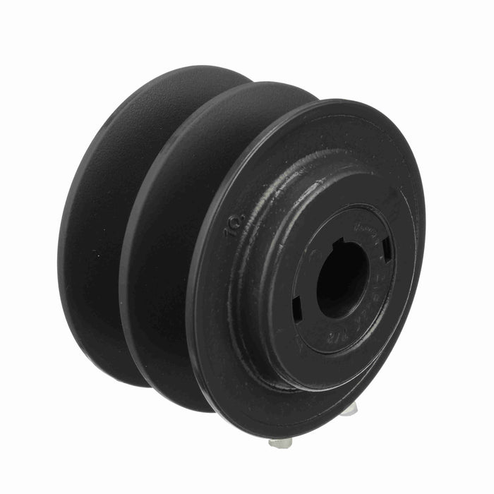 2 Groove Cast Iron Finish Bore FHP Variable Pitch Sheave