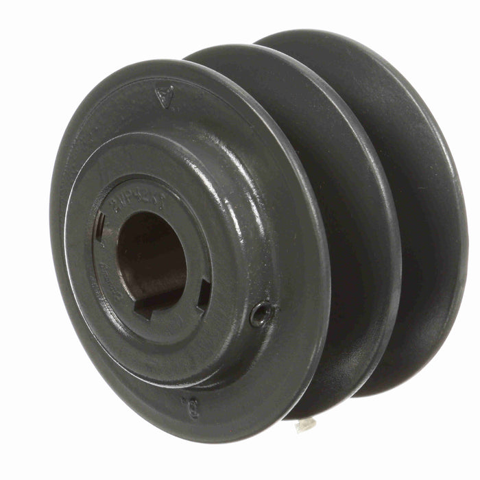 2 Groove Cast Iron Finish Bore FHP Variable Pitch Sheave
