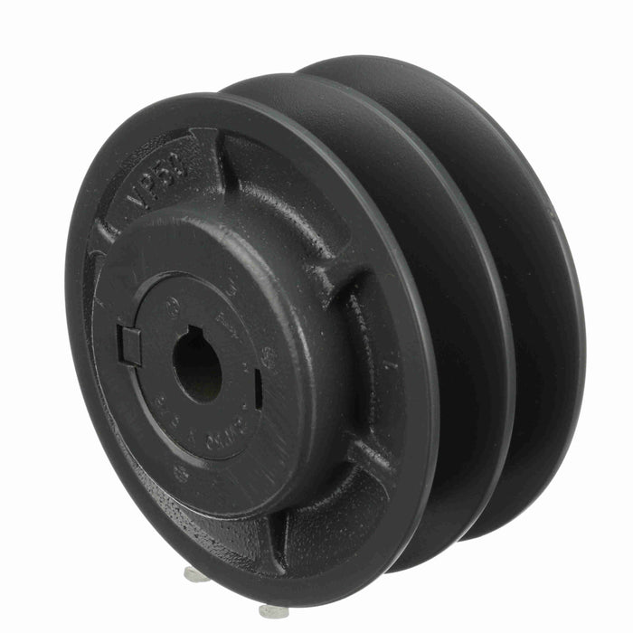 2 Groove Cast Iron Finish Bore FHP Variable Pitch Sheave