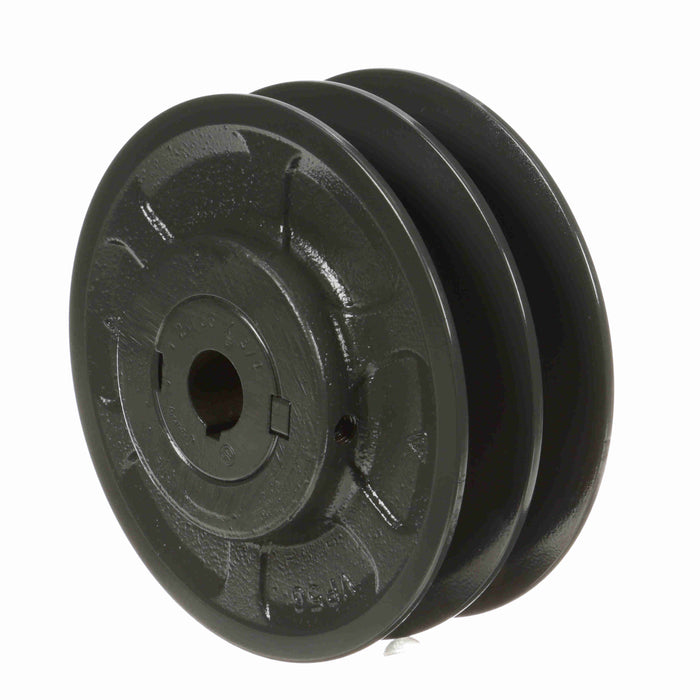 2 Groove Cast Iron Finish Bore FHP Variable Pitch Sheave