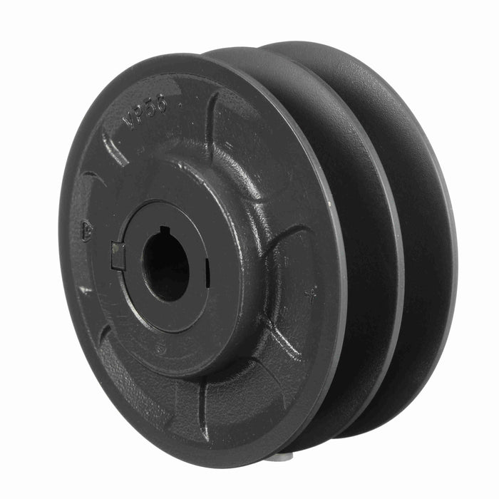 2 Groove Cast Iron Finish Bore FHP Variable Pitch Sheave