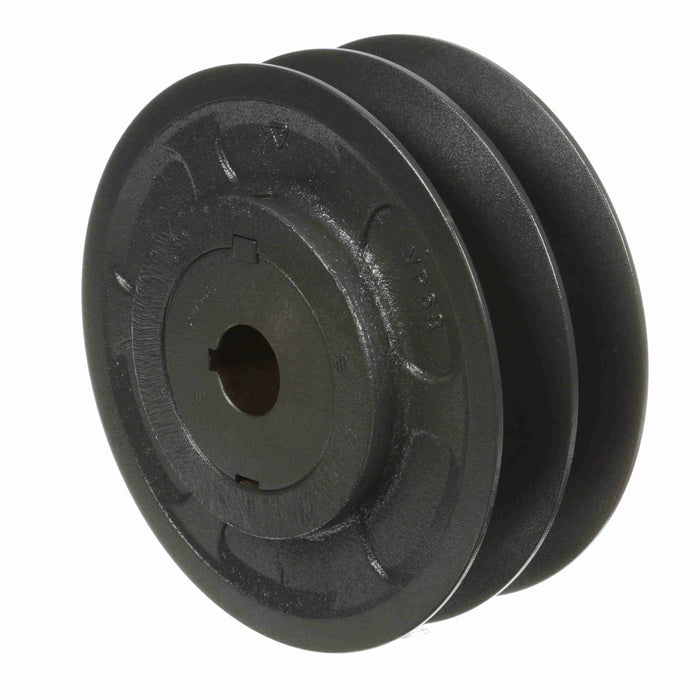 2 Groove Cast Iron Finish Bore FHP Variable Pitch Sheave