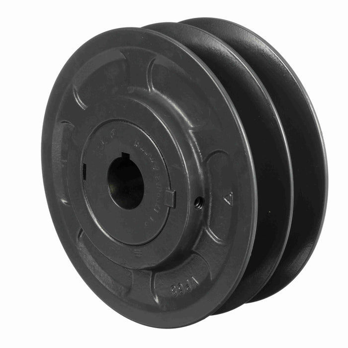 2 Groove Cast Iron Finish Bore FHP Variable Pitch Sheave