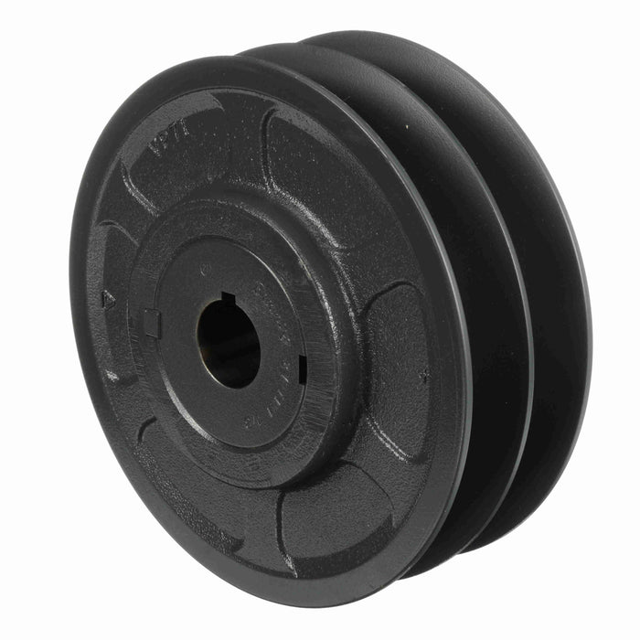 2 Groove Cast Iron Finish Bore FHP Variable Pitch Sheave