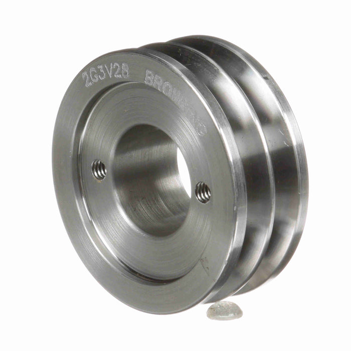 2 Groove Cast Iron Bushed Bore Multiple Sheave