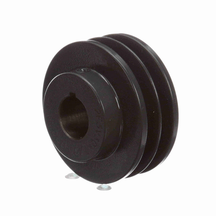 2 Groove Cast Iron Bushed Bore Multiple Sheave