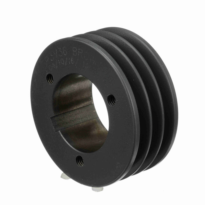 3 Groove Cast Iron Bushed Bore Multiple Sheave