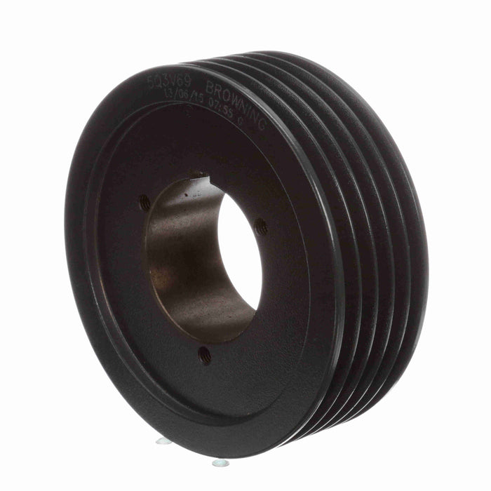 5 Groove Cast Iron Bushed Bore Multiple Sheave
