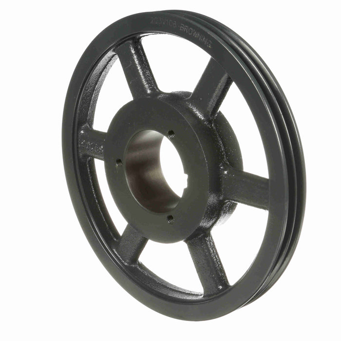 2 Groove Cast Iron Bushed Bore Multiple Sheave