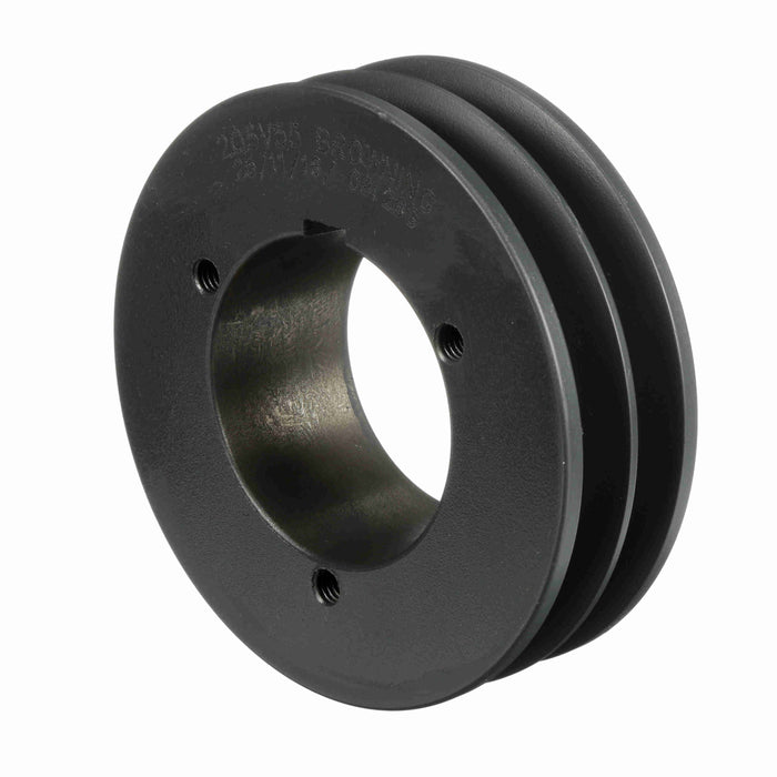 2 Groove Cast Iron Bushed Bore Multiple Sheave