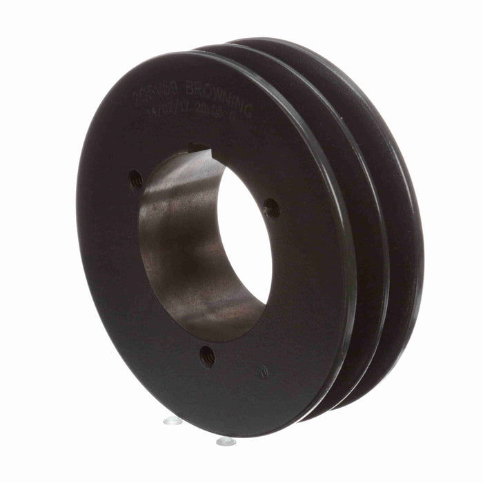 2 Groove Cast Iron Bushed Bore Multiple Sheave