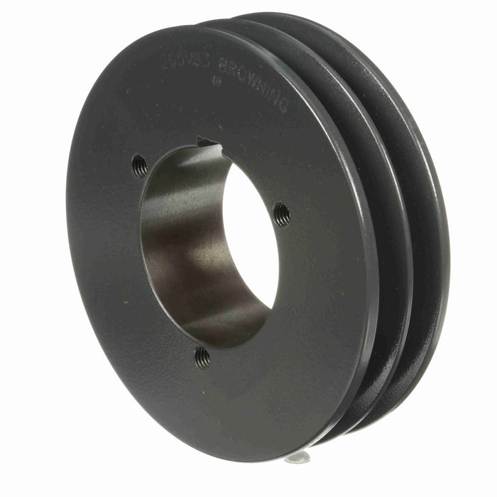 2 Groove Cast Iron Bushed Bore Multiple Sheave