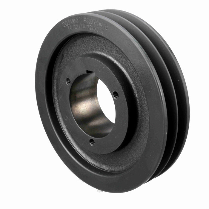 2 Groove Cast Iron Bushed Bore Multiple Sheave