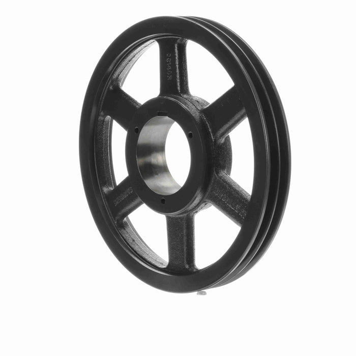2 Groove Cast Iron Bushed Bore Multiple Sheave