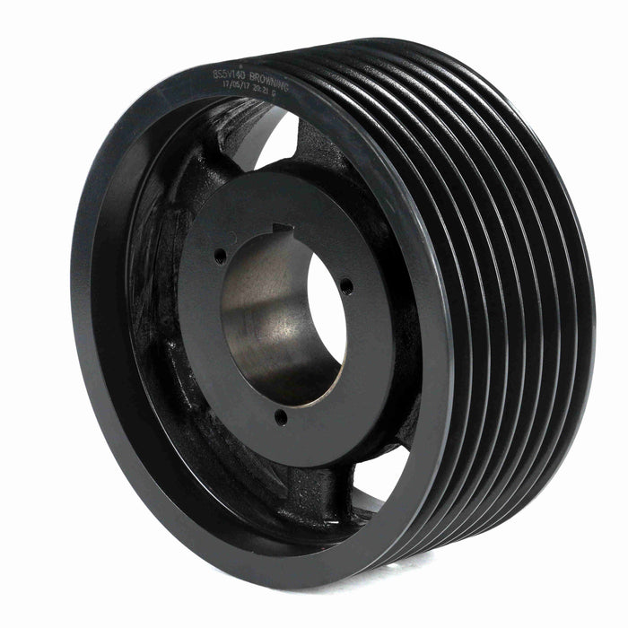 8 Groove Cast Iron Bushed Bore Multiple Sheave