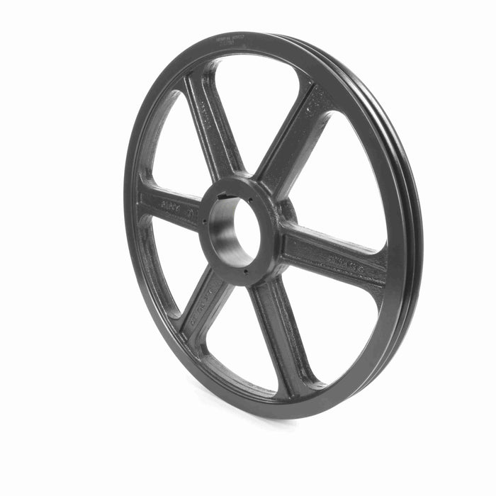 2 Groove Cast Iron Bushed Bore Multiple Sheave