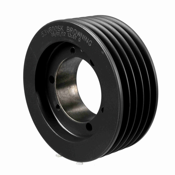 5 Groove Cast Iron Bushed Bore Multiple Sheave