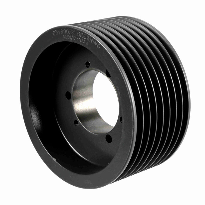 8 Groove Cast Iron Bushed Bore Multiple Sheave