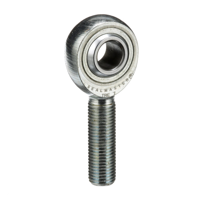 Rod Ends Precision Series Rod Ends 0.4375" ID Male Thread 7/16"-20 Thread Right Hand Thread Steel Body Corrosion Resistant Plated Body Heat Treated Body Chrome Plated 52100 Steel Ball 