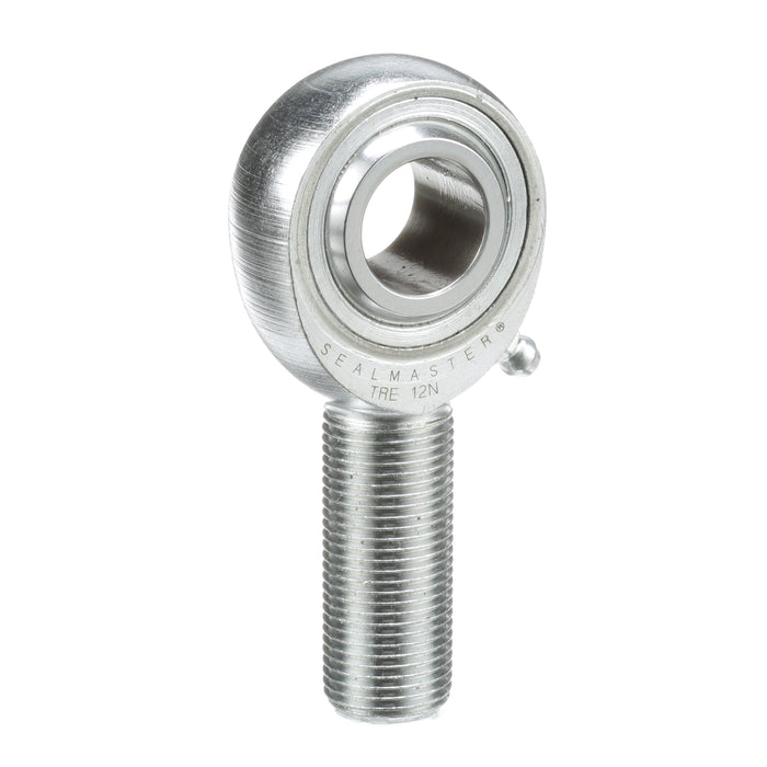 Rod Ends Precision Series Rod Ends 0.7500" ID Male Thread 3/4"-16 Thread Right Hand Thread Steel Body Corrosion Resistant Plated Body Heat Treated Body Chrome Plated 52100 Steel Ball Grease Fitting