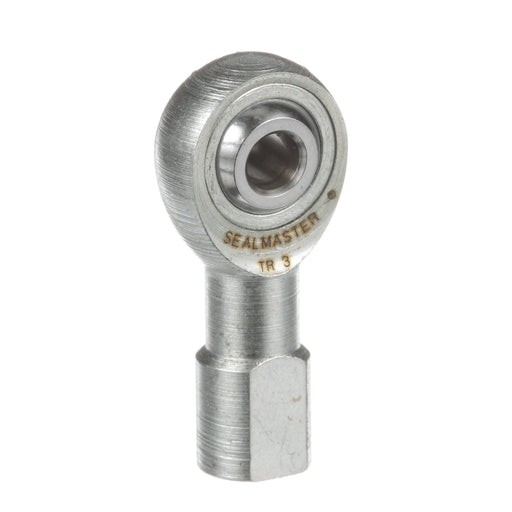 Rod Ends Precision Series Rod Ends 0.1875" ID Female Thread #10-32 Thread Right Hand Thread Steel Body Corrosion Resistant Plated Body Heat Treated Body Chrome Plated 52100 Steel Ball 