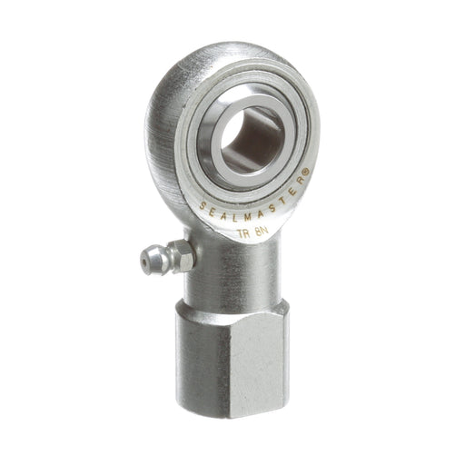 Rod Ends Precision Series Rod Ends 0.5000" ID Female Thread 1/2"-20 Thread Right Hand Thread Steel Body Corrosion Resistant Plated Body Heat Treated Body Chrome Plated 52100 Steel Ball Grease Fitting