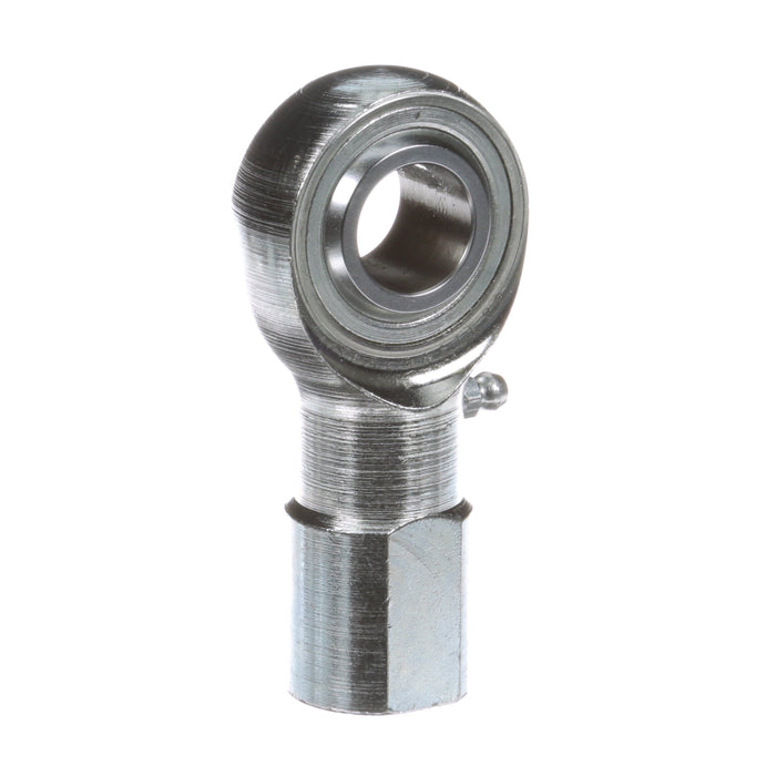 Rod Ends Precision Series Rod Ends 0.7500" ID Female Thread 3/4"-16 Thread Right Hand Thread Steel Body Corrosion Resistant Plated Body Heat Treated Body Chrome Plated 52100 Steel Ball Grease Fitting