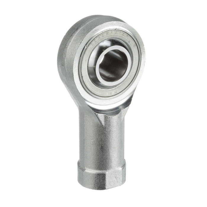 Rod Ends Precision Series Rod Ends 1.0000" ID Female Thread 1-1/4"-12 Thread Right Hand Thread Steel Body Corrosion Resistant Plated Body Heat Treated Body Chrome Plated 52100 Steel Ball 