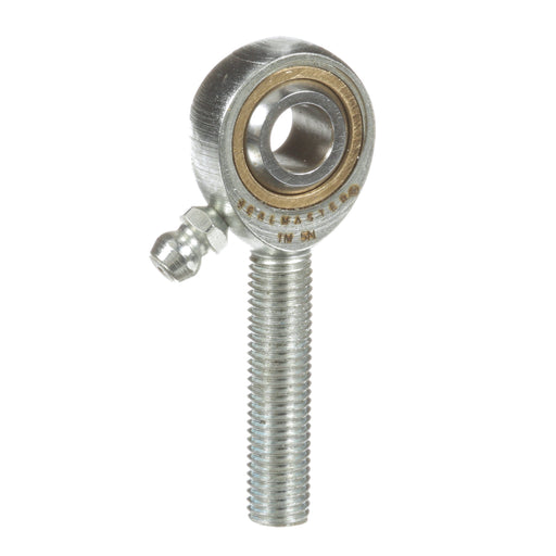 Rod Ends Commercial/Industrial Rod Ends 0.3125" ID Male Thread 5/16"-24 Thread Right Hand Thread Steel Body Corrosion Resistant Plated Body Heat Treated Body Chrome Plated 52100 Steel Ball Grease Fitting