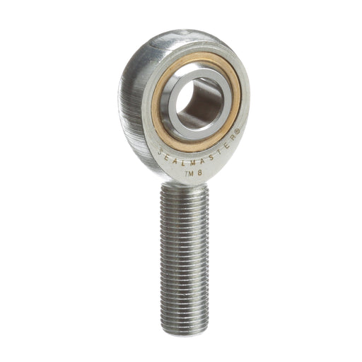 Rod Ends Commercial/Industrial Rod Ends 0.5000" ID Male Thread 1/2"-20 Thread Right Hand Thread Steel Body Corrosion Resistant Plated Body Heat Treated Body Chrome Plated 52100 Steel Ball 