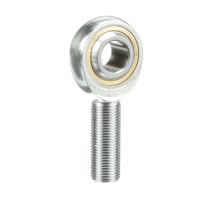 Rod Ends Commercial/Industrial Rod Ends 0.6250" ID Male Thread 5/8"-18 Thread Right Hand Thread Steel Body Corrosion Resistant Plated Body Heat Treated Body Chrome Plated 52100 Steel Ball 