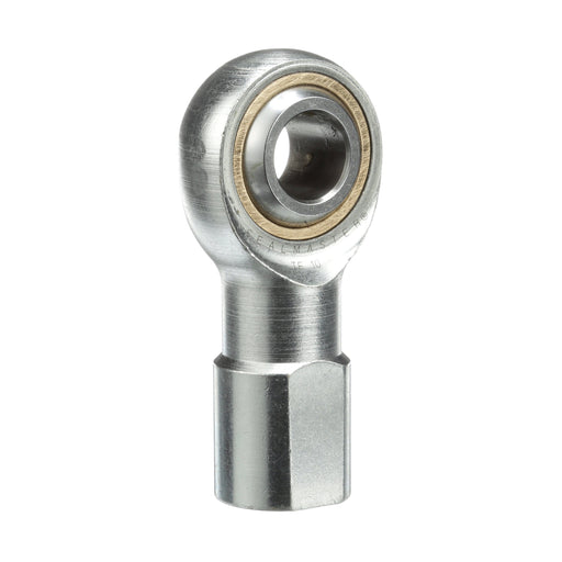 Rod Ends Commercial/Industrial Rod Ends 0.6250" ID Female Thread 5/8"-18 Thread Right Hand Thread Steel Body Corrosion Resistant Plated Body Heat Treated Body Chrome Plated 52100 Steel Ball 