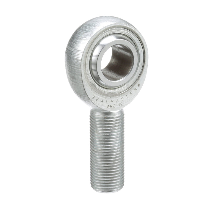 Rod Ends Precision Series Rod Ends 0.7500" ID Male Thread 3/4"-16 Thread Right Hand Thread Steel Body Corrosion Resistant Plated Body Heat Treated Body Chrome Plated 52100 Steel Ball 