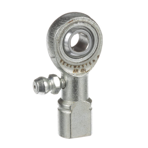 Rod Ends Precision Series Rod Ends 0.2500" ID Female Thread 1/4"-28 Thread Right Hand Thread Steel Body Corrosion Resistant Plated Body Heat Treated Body Chrome Plated 52100 Steel Ball Grease Fitting