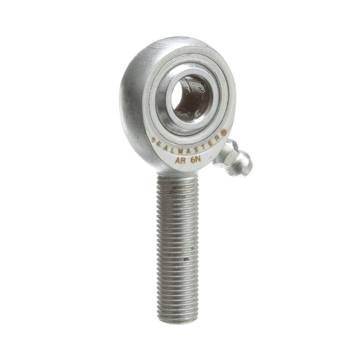 Rod Ends Precision Series Rod Ends 0.3750" ID Female Thread 3/8"-24 Thread Right Hand Thread Steel Body Corrosion Resistant Plated Body Heat Treated Body Chrome Plated 52100 Steel Ball Grease Fitting