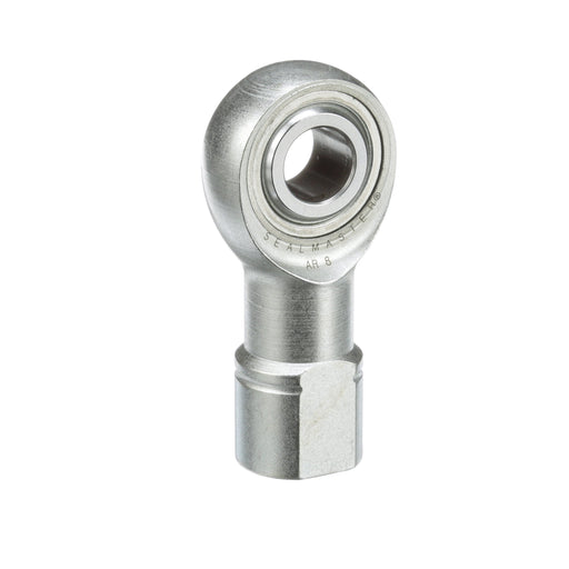 Rod Ends Precision Series Rod Ends 0.5000" ID Female Thread 1/2"-20 Thread Right Hand Thread Steel Body Corrosion Resistant Plated Body Heat Treated Body Chrome Plated 52100 Steel Ball 