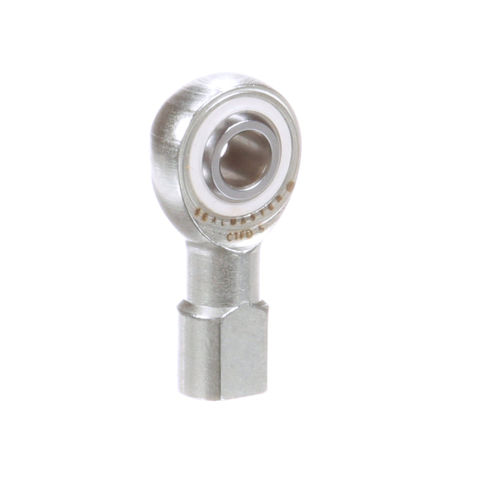 Rod Ends Commercial/Industrial Rod Ends 0.3125" ID Female Thread 5/16"-24 Thread Right Hand Thread Steel Body Corrosion Resistant Plated Body Heat Treated Body Chrome Plated 52100 Steel Ball 