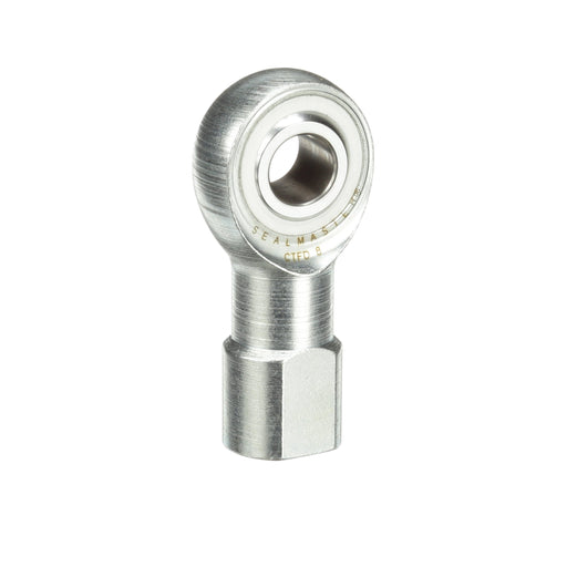 Rod Ends Commercial/Industrial Rod Ends 0.5000" ID Female Thread 1/2"-20 Thread Right Hand Thread Steel Body Corrosion Resistant Plated Body Heat Treated Body Chrome Plated 52100 Steel Ball 