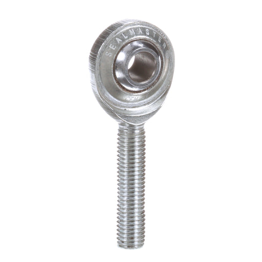 Rod Ends Commercial/Industrial Rod Ends 0.1875" ID Male Thread #10-32 Thread Right Hand Thread Steel Body Corrosion Resistant Plated Body Heat Treated Body Chrome Plated 52100 Steel Ball PTFE Liner