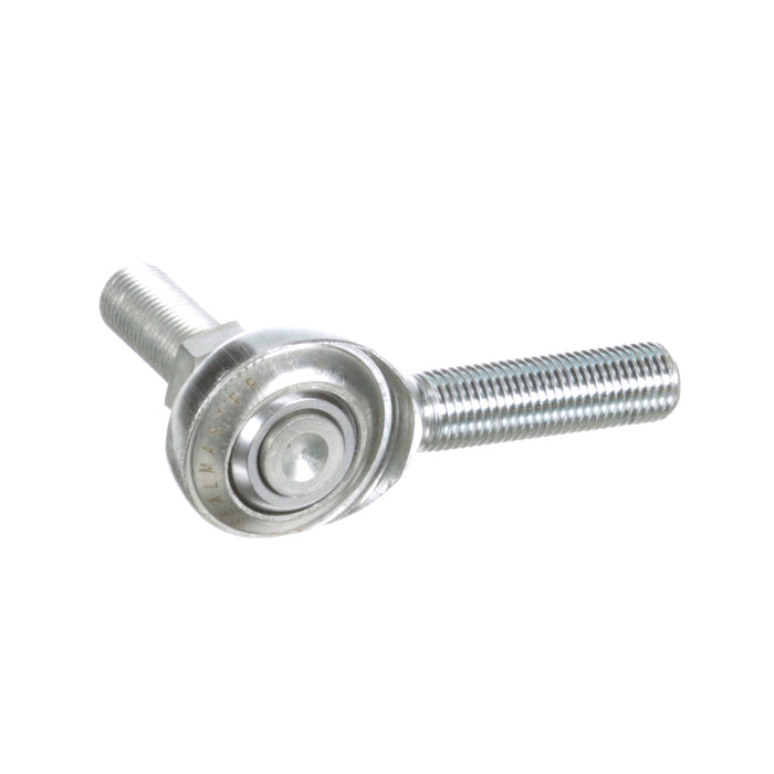 Rod Ends Commercial/Industrial Rod Ends 3/8"-24 X 1.562" Stud Stud Male Thread 3/8"-24 Thread Right Hand Thread Steel Body Corrosion Resistant Plated Body Heat Treated Body Chrome Plated 52100 Steel Ball PTFE Liner