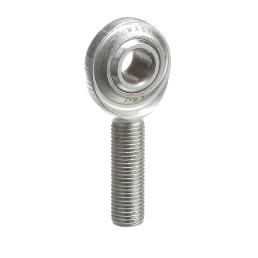 Rod Ends Commercial/Industrial Rod Ends 0.4375" ID Male Thread 7/16"-20 Thread Right Hand Thread Steel Body Corrosion Resistant Plated Body Heat Treated Body Chrome Plated 52100 Steel Ball 