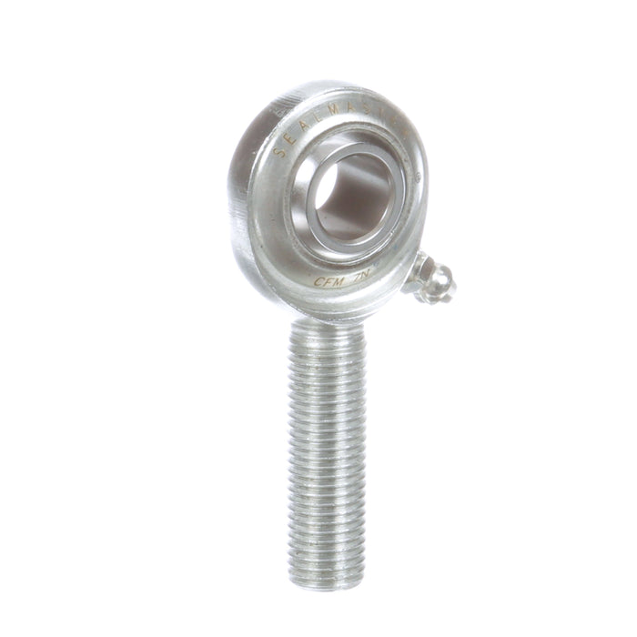 Rod Ends Commercial/Industrial Rod Ends 0.4375" ID Male Thread 7/16"-20 Thread Right Hand Thread Steel Body Corrosion Resistant Plated Body Heat Treated Body Chrome Plated 52100 Steel Ball Grease Fitting