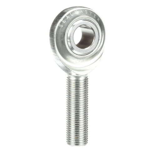 Rod Ends Commercial/Industrial Rod Ends 0.5000" ID Male Thread 1/2"-20 Thread Right Hand Thread Steel Body Corrosion Resistant Plated Body Heat Treated Body Chrome Plated 52100 Steel Ball 