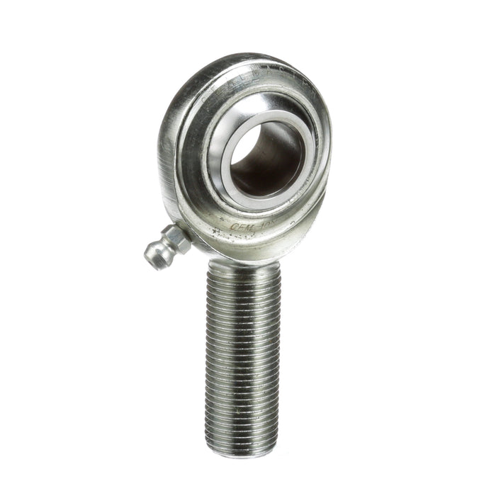 Rod Ends Commercial/Industrial Rod Ends 0.6250" ID Male Thread 5/8"-18 Thread Right Hand Thread Steel Body Corrosion Resistant Plated Body Heat Treated Body Chrome Plated 52100 Steel Ball Grease Fitting