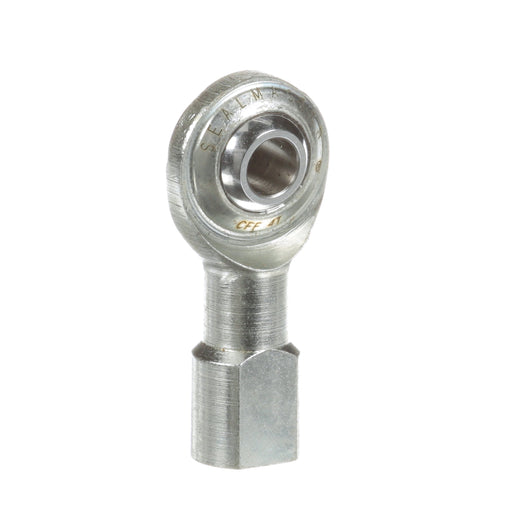 Rod Ends Commercial/Industrial Rod Ends 0.2500" ID Female Thread 1/4"-28 Thread Right Hand Thread Steel Body Corrosion Resistant Plated Body Heat Treated Body Chrome Plated 52100 Steel Ball PTFE Liner